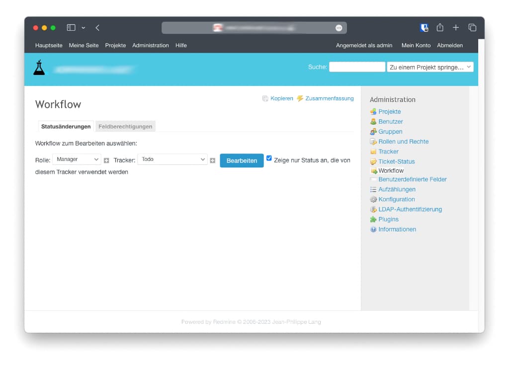 Redmine in Docker