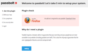 Passbolt Firefox